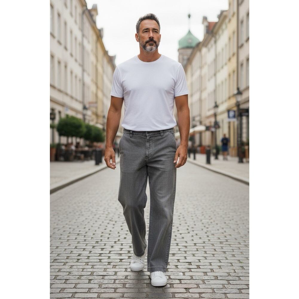 The Territory Ahead Men's Gray Corduroy Pants Size 34x32